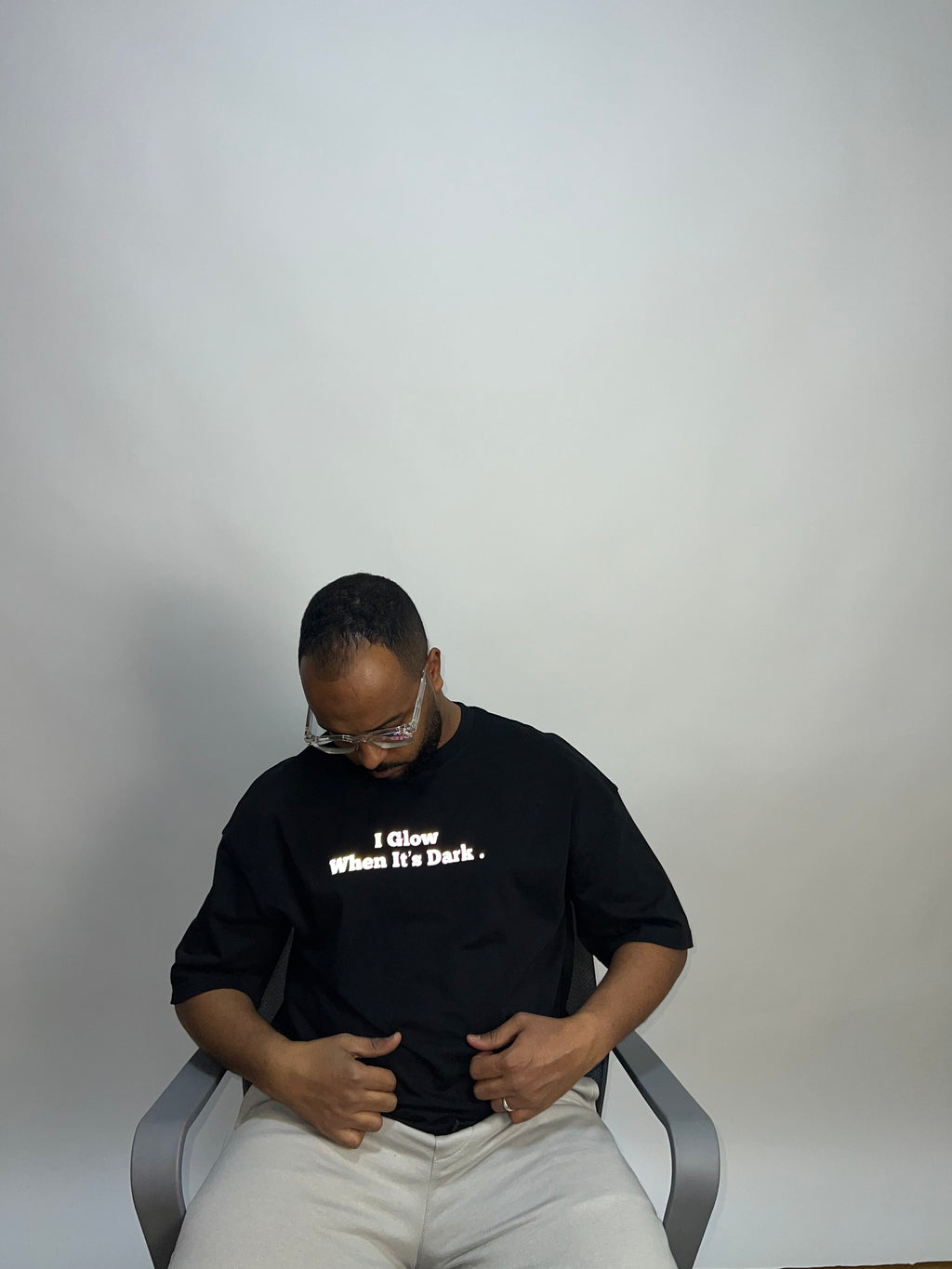 Reflective printing T-shirt