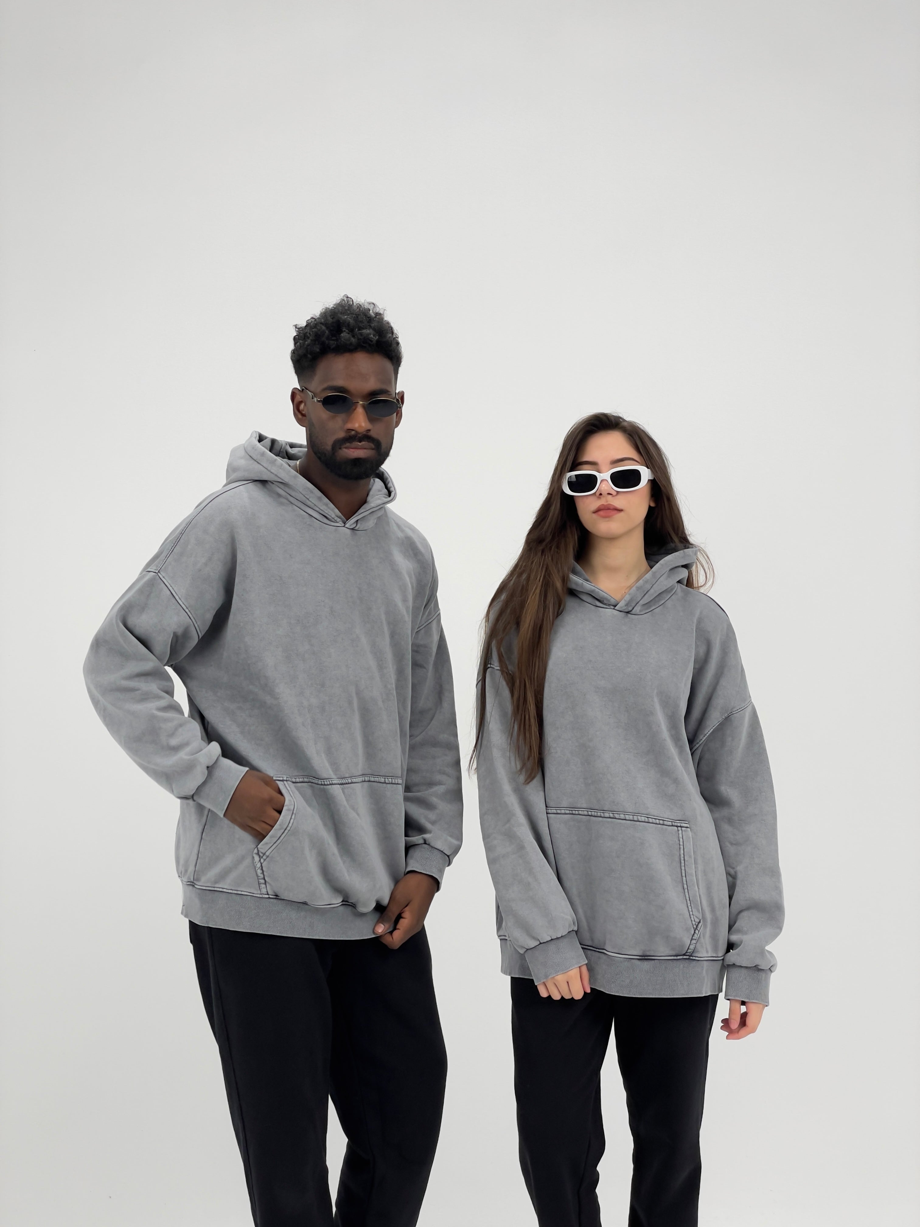 HOODIE WASHED O.S.