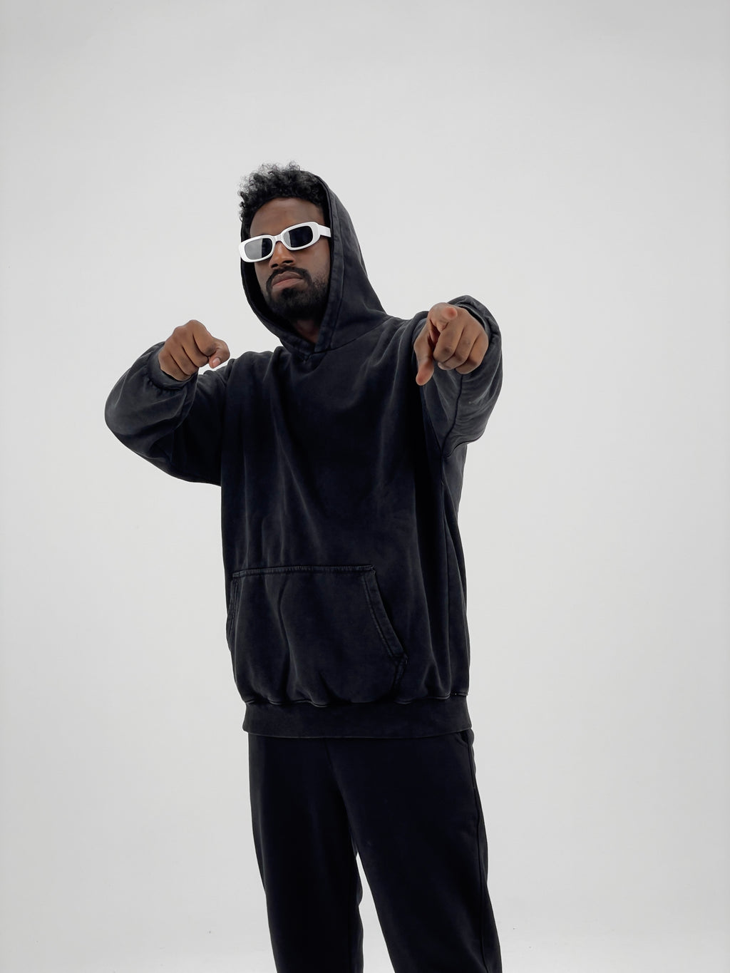 HOODIE WASHED O.S.