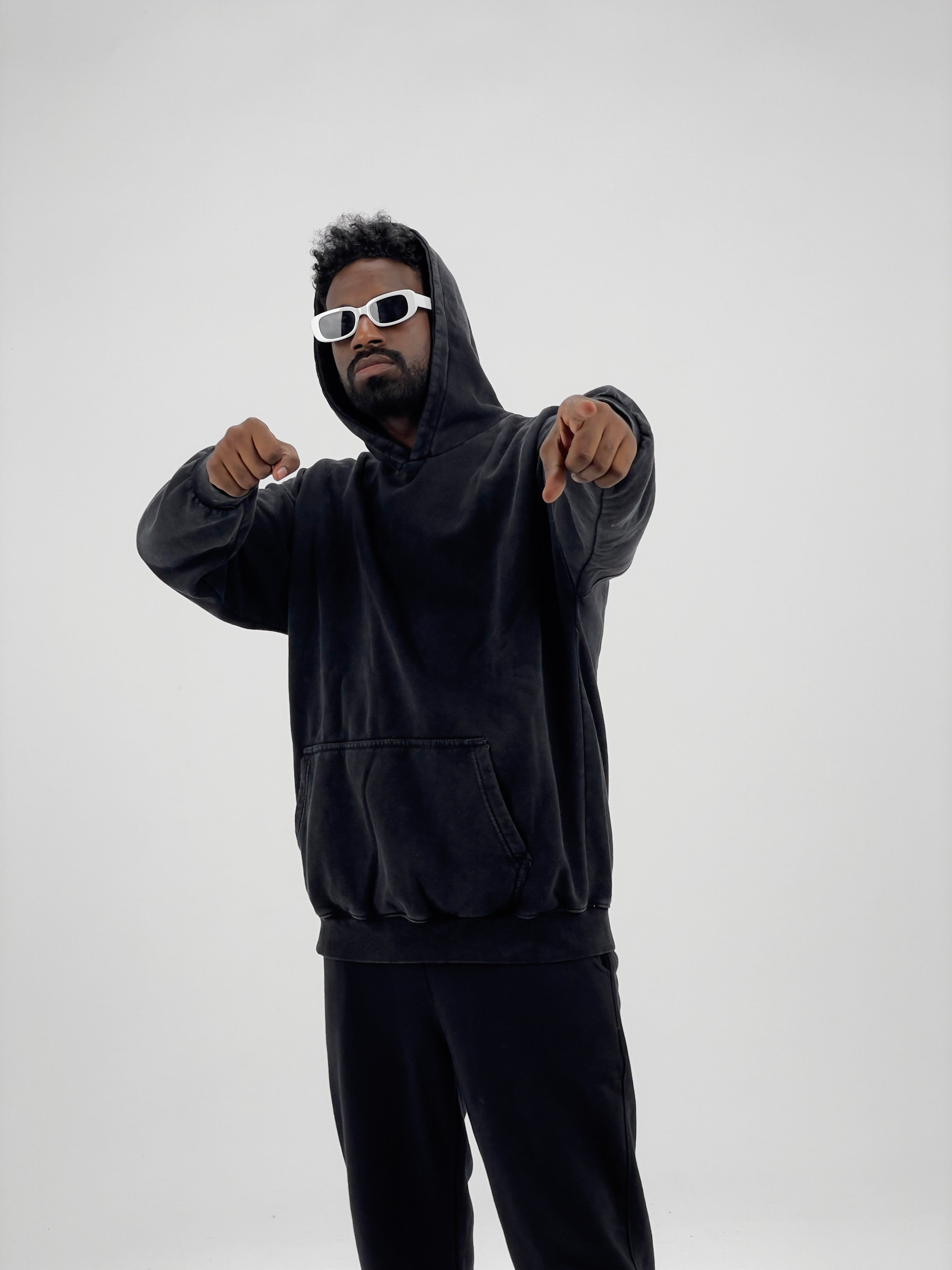 HOODIE WASHED O.S.