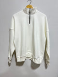 Stripped 1/4 Zip Sweatshirt